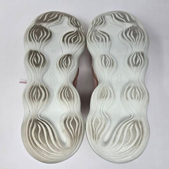 ECCO ELO PHORENE WOMENS ATHLETIC SNEAKER SHOES SILVER PINK SIZE 40 EU 9 US - Picture 9 of 10